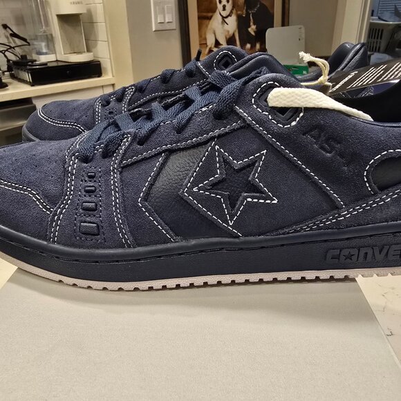 Converse AS-1 PRO OX Unisex Lifestyle Sneakers New Navy White A13460C Mens 10.5 - Picture 1 of 11